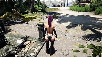 Modest girl tifa puts on latex and becomes a depraved slut hentai game 3d animation anime