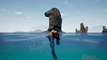 Modest girl tifa puts on latex and becomes a depraved slut hentai game 3d animation anime