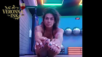 Academia elasticidade e prazer nos pés