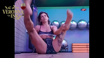 Academia elasticidade e prazer nos pés