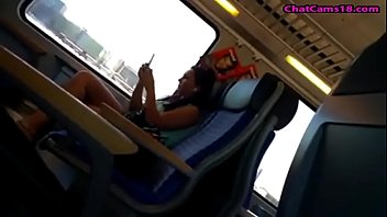 Hot girl with a happy smiling and hot legs in shorts