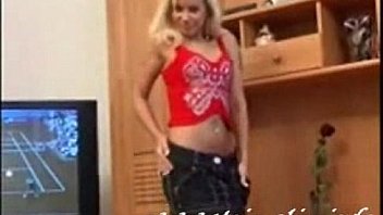 Blonde teen amazing body amazing tits and nice ass