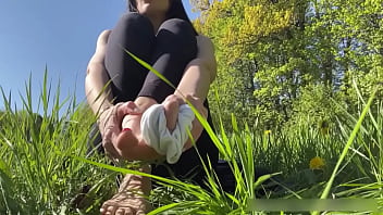 I fucked a hottie in the forest