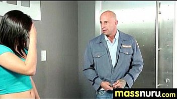 Nuru massage ends with a hot shower fuck 30