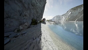 Emilias playroom hentai game pornplay ep 2 fucking on public beach and pool is so good