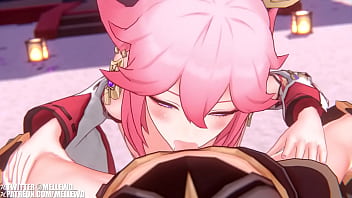 Итер и Яэ Мико ебутся порно ебля