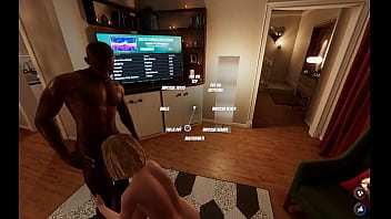 Cum in brittney's back while sucking an awesome cock