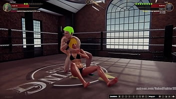 Joe vs lycy nf3d mixed kinky combat