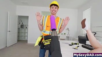 My lips wrapped around his dick was like a dream come true mysexydad