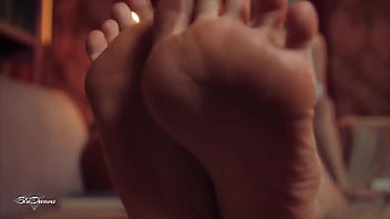 Worship my feet in the library