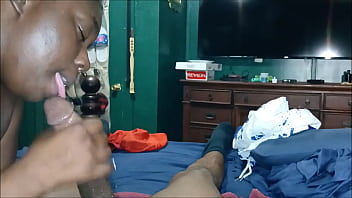 3rd blowjob today from darkchocolatebarbie left me dry