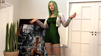 Taboo university #46 green hair emo artist says i am her muse