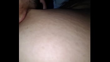 A mamada nas minhas tetas