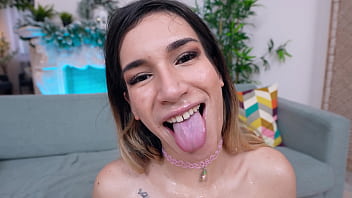 Megan love's wet anal adventure with hard fucking and a stream of piss right into her mouth from a big cock eks569