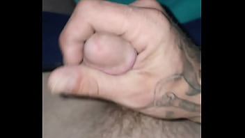 Dick play while laying down