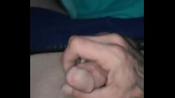 Dick play while laying down