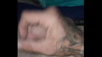 Dick play while laying down