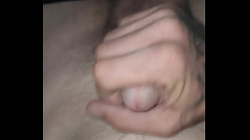 Dick play while laying down