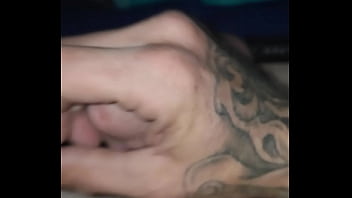 Dick play while laying down