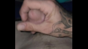 Dick play while laying down