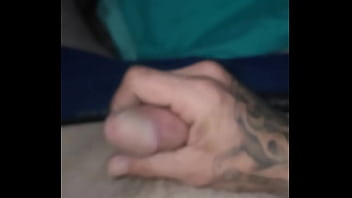 Dick play while laying down