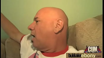 Ebony gets fucked in all holes by a group of white dudes 15