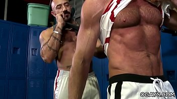 Gay fun in the locker room