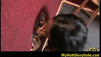 Blowjob gloryhole with a nasty ebony 25