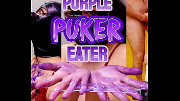Purple puker eater portrait mode