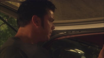 This dark chocolate treat gets white meat in her seat as alex sanders goes at it