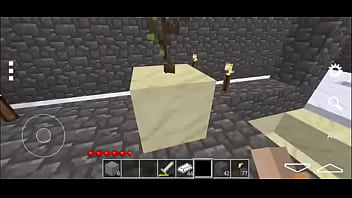 Mostrando o tamanho do meu buraco no minetest