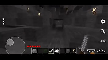 Mostrando o tamanho do meu buraco no minetest