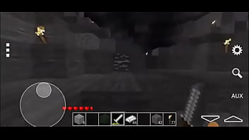 Mostrando o tamanho do meu buraco no minetest