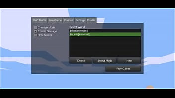 Mostrando o tamanho do meu buraco no minetest