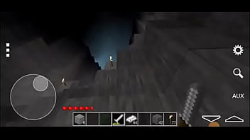 Mostrando o tamanho do meu buraco no minetest
