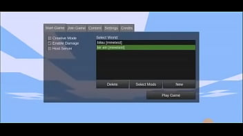 Mostrando o tamanho do meu buraco no minetest