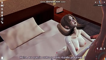 Comi a loirinha até ela cansar honey select 2