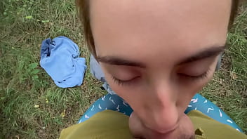 Cum hungry in the forrest