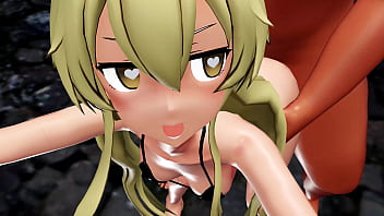 Shimakaze chan makes money in the back alleys