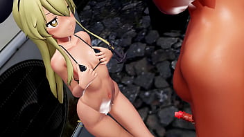 Shimakaze chan makes money in the back alleys
