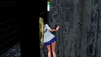 Shimakaze chan makes money in the back alleys