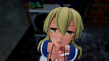 Shimakaze chan makes money in the back alleys