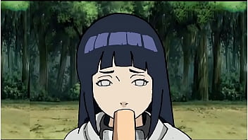 Naruto puts it in hinata's mouth