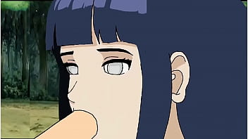 Naruto puts it in hinata's mouth