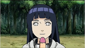 Naruto puts it in hinata's mouth