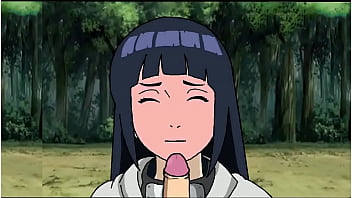 Naruto puts it in hinata's mouth