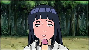 Naruto puts it in hinata's mouth
