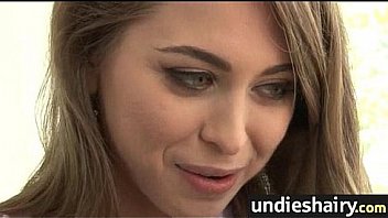 Hairy pussy in lacy undies 26