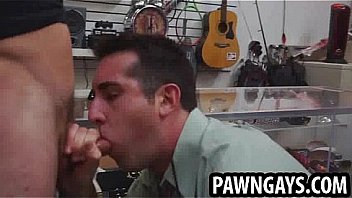 Amateur Hunk Sucking On A Cock At The Pawn Shop thumbnail