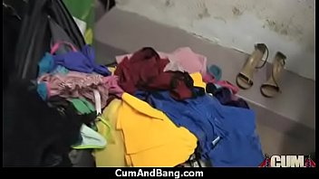 Black ho sucks on white dicks in a group blowjob 3